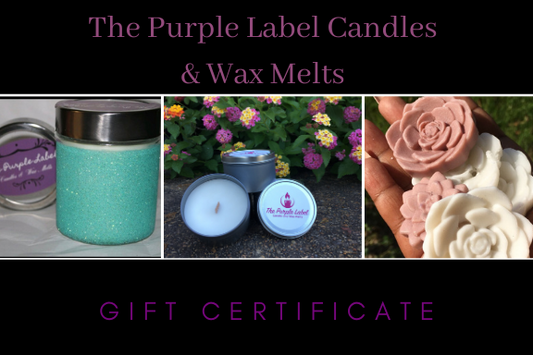 E- Gift Card - Purple Label Candles